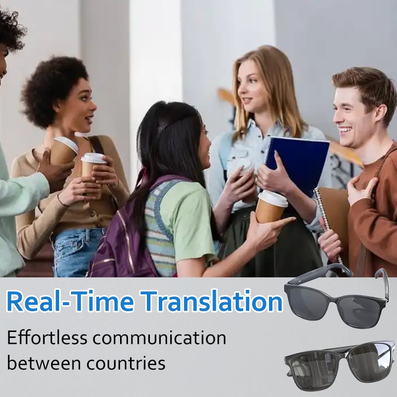 🔥Last Day Promotion 49% OFF🔥- HY-C8 AI Wireless Bluetooth Translation Glasses