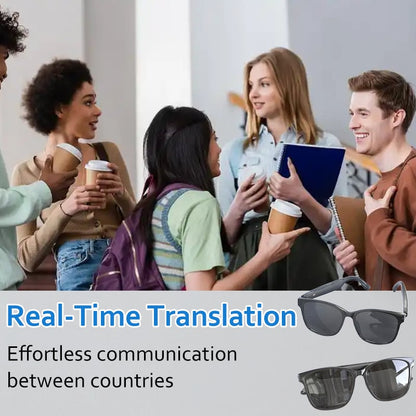 🔥Last Day Promotion 49% OFF🔥- HY-C8 AI Wireless Bluetooth Translation Glasses