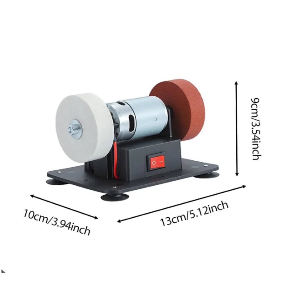 🔥Mini Bench Grinder with 2 Grinding Wheels