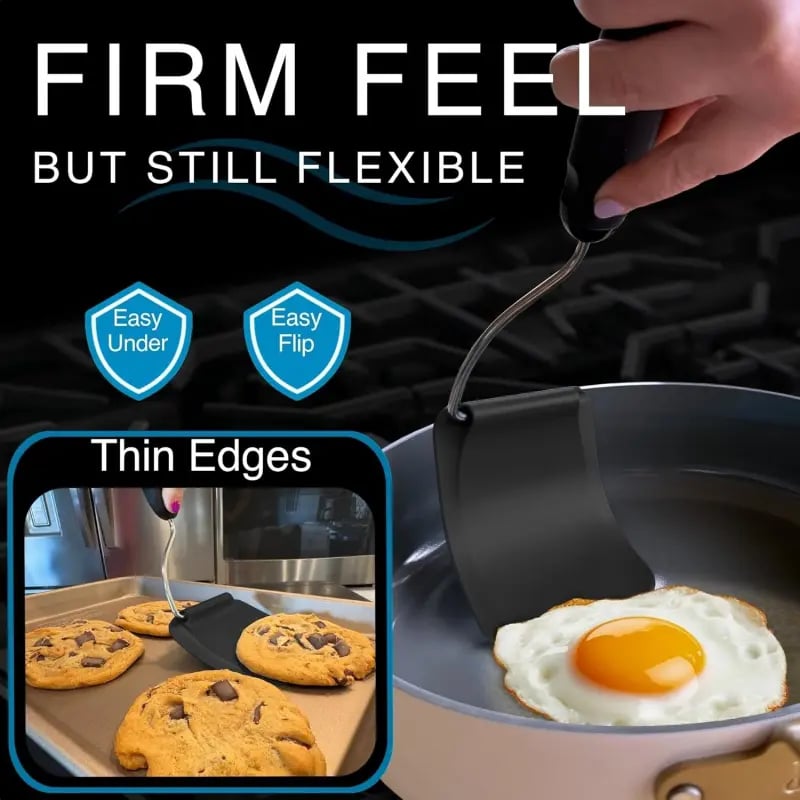 ✨ Multi-Angle Spatula Spoon – Flip, Scoop & Serve From a Better Angle🍳