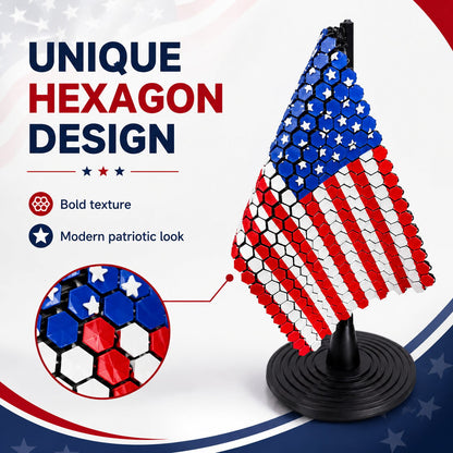✨🇺🇸 Flag Chain Mail Patriotic Desk Decor