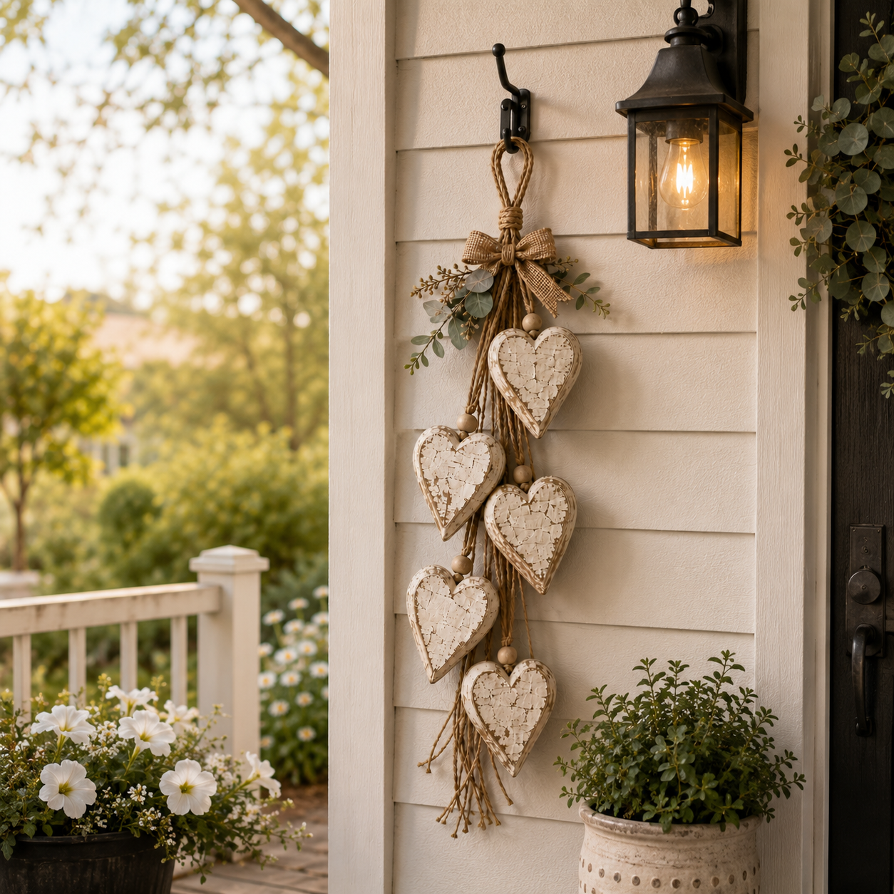 🔥🤎 Hanging Heart Wall Decor