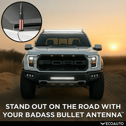 🎖️Hot Sales 49% OFF🔥50 Cal Badass Bullet Antenna for Ford Dodge GMC Chevy & Jeep 200