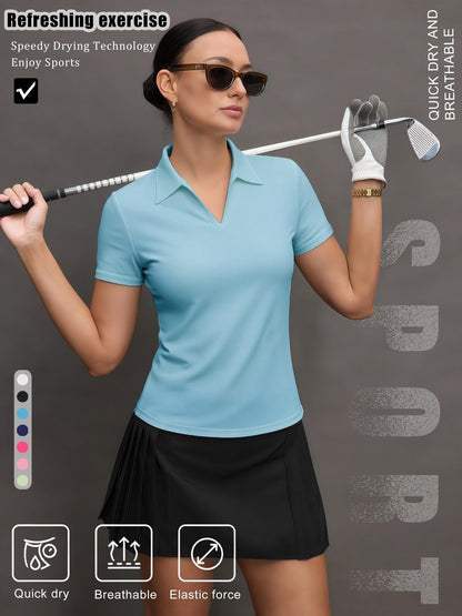 ✨Hot Sale👕 WOMEN’S SPORTS POLO SHIRT