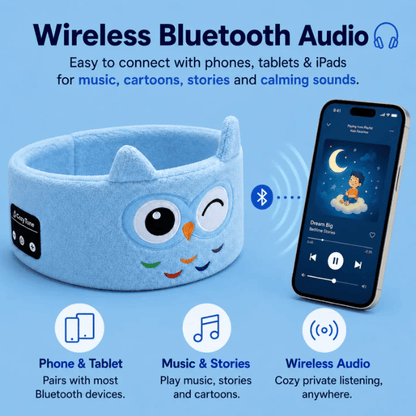 ✨Kids Bluetooth Animal Headphones — Soft, Comfy & Stays On