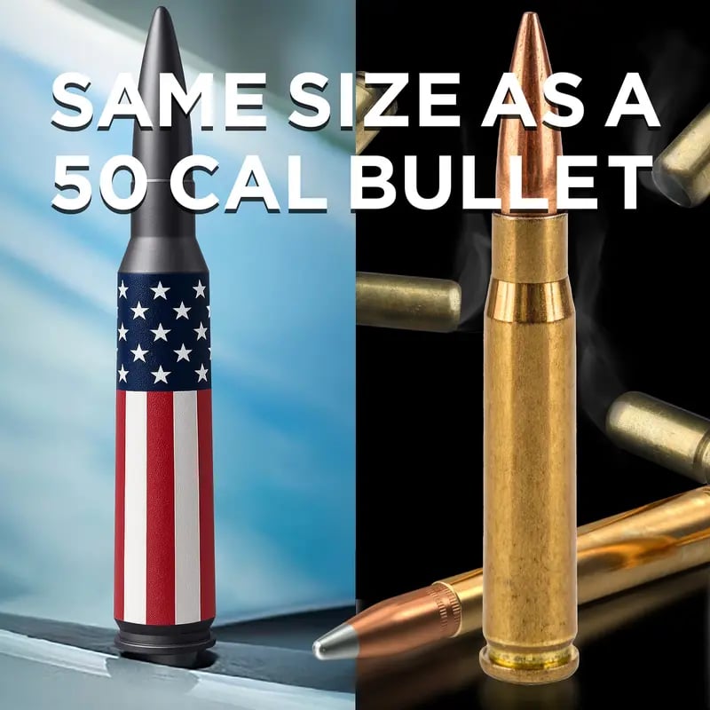 🎖️Hot Sales 49% OFF🔥50 Cal Badass Bullet Antenna for Ford Dodge GMC Chevy & Jeep 200