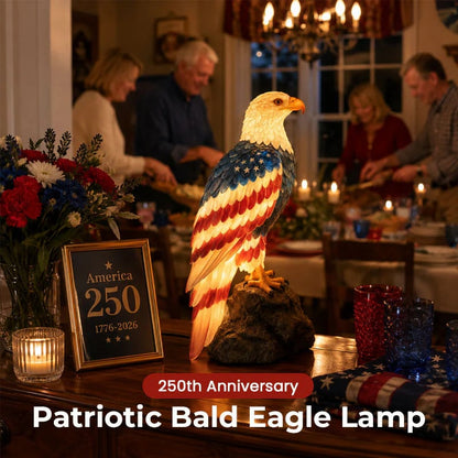 ✨🦅🇺🇸 250th Anniversary Patriotic Bald Eagle Lamp