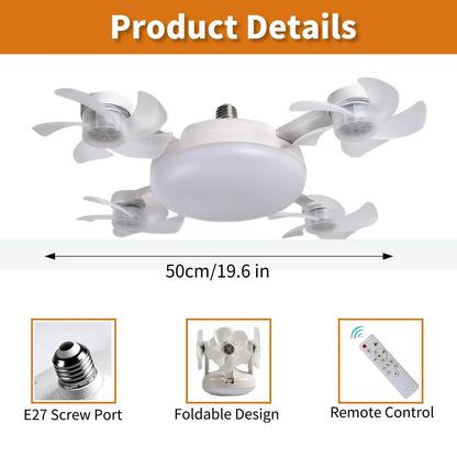🔥10K+ SOLD LAST WEEK! - 🏆🚁 2026 New Plug-In Smart Ceiling Fan Light