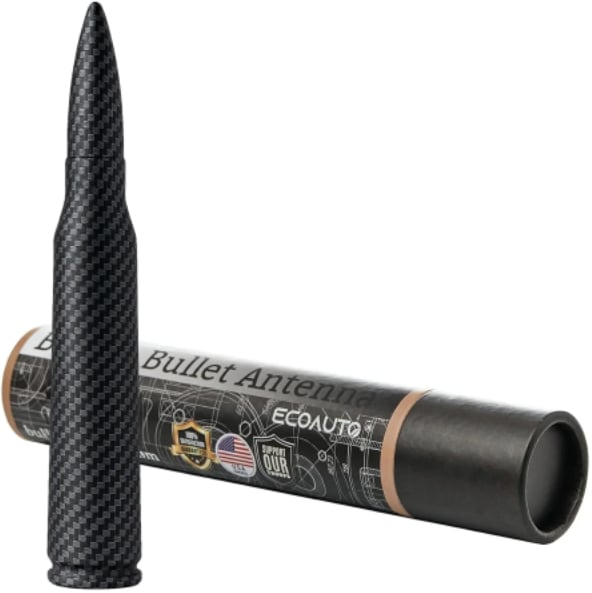 🎖️Hot Sales 49% OFF🔥50 Cal Badass Bullet Antenna for Ford Dodge GMC Chevy & Jeep 200