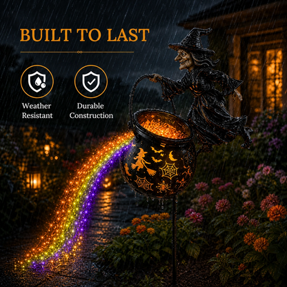 🔥Last Day 49% OFF🎃Halloween Witch Cauldron Garden Light
