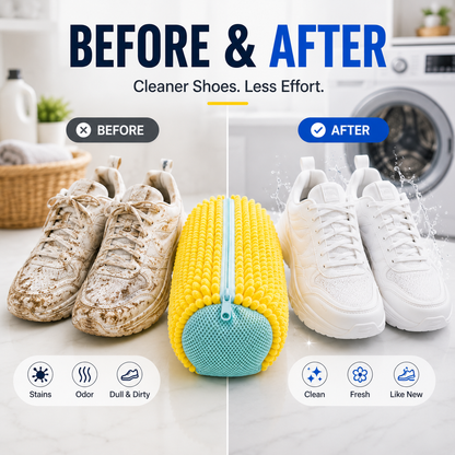 🔥👟 No-Scrub Shoe Washing Bag – Clean & Protect Your Sneakers In The Washing Machine