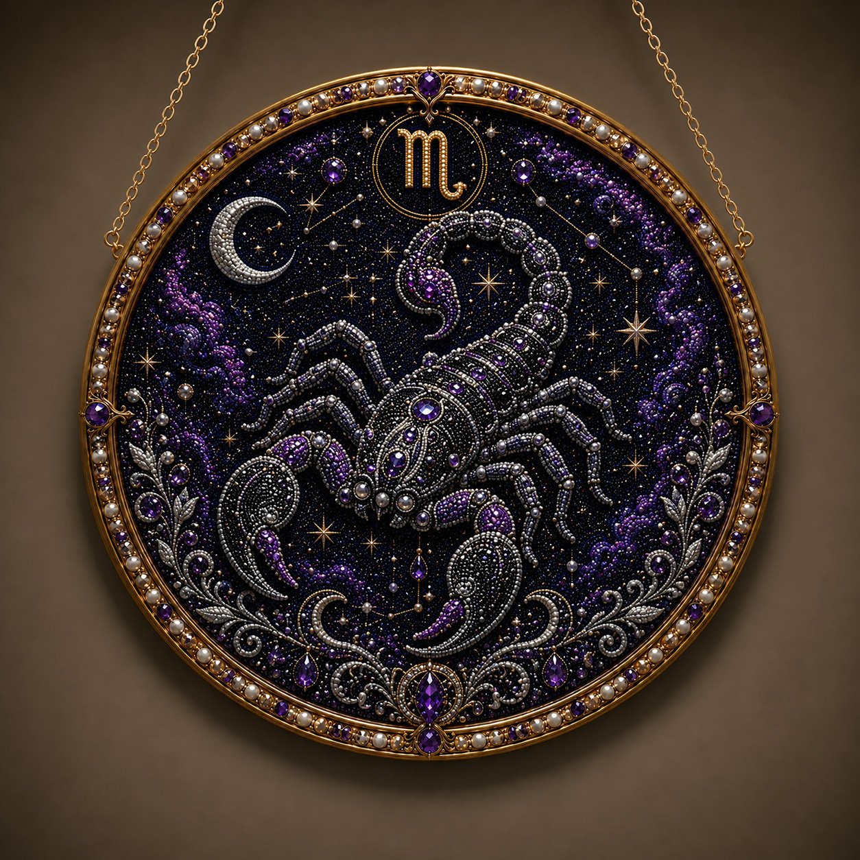 ✨Last Day 49% OFF - DIY 12 Zodiac Signs Pearl Art Kit ♈🌙