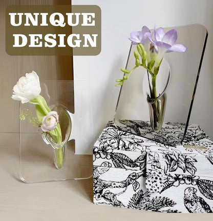 🎖️Frame Flower Vase - Clear Acrylic Vase for Flowers