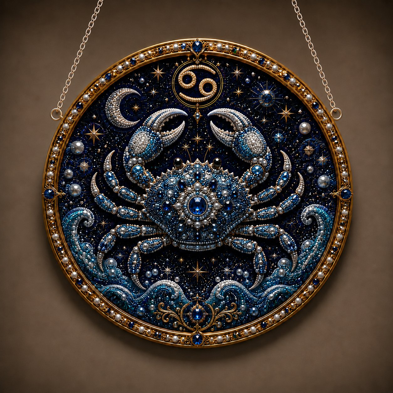 ✨Last Day 49% OFF - DIY 12 Zodiac Signs Pearl Art Kit ♈🌙