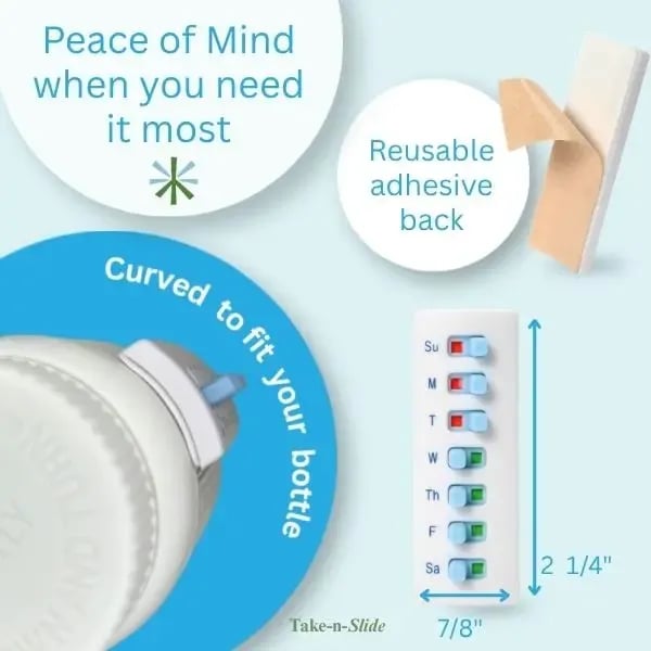 ✨Hot 40% OFF💊 💊Reusable Medication Tracker For Pill, Vitamin & Pet Bottles, Prevent Missed Doses
