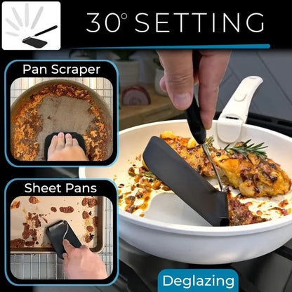 ✨ Multi-Angle Spatula Spoon – Flip, Scoop & Serve From a Better Angle🍳
