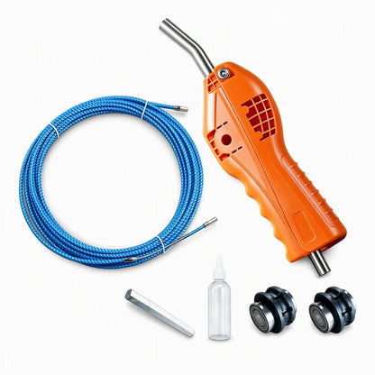 🔥🔌 Electrician Wire Threader Kit — Drill-Powered, Tension Control, Fast Wiring