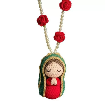 ✨Handmade Knitted Doll,Mary hanging ornament🔥