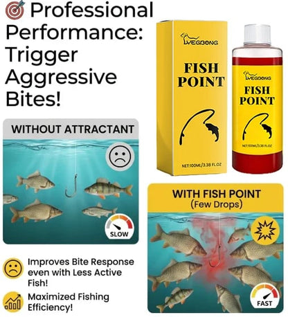 🎖️ Concentrated Fish Attractant Liquid – 🐟Fast-Acting Red Worm Formula