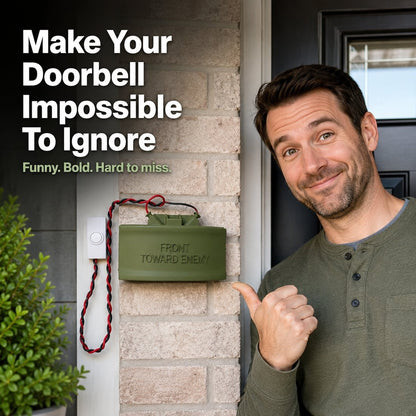 ✨Ring Cam Claymore Landmine Doorbell Sign