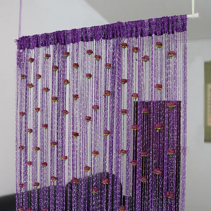 🎖️🏆Flash Sale 🔥 Rose Thread Door String Curtain