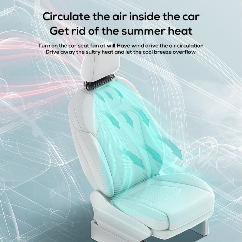 🎖️Father’s Day 49% Off丨Dual Turbo Car Seat Cooling Fan