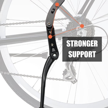 ✨ Caballete de bicicleta ajustable premium: estabilidad y durabilidad