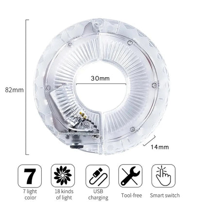 ✨LED Bike Wheel Light, USB Rechargeable Colorful Spoke Light🚴