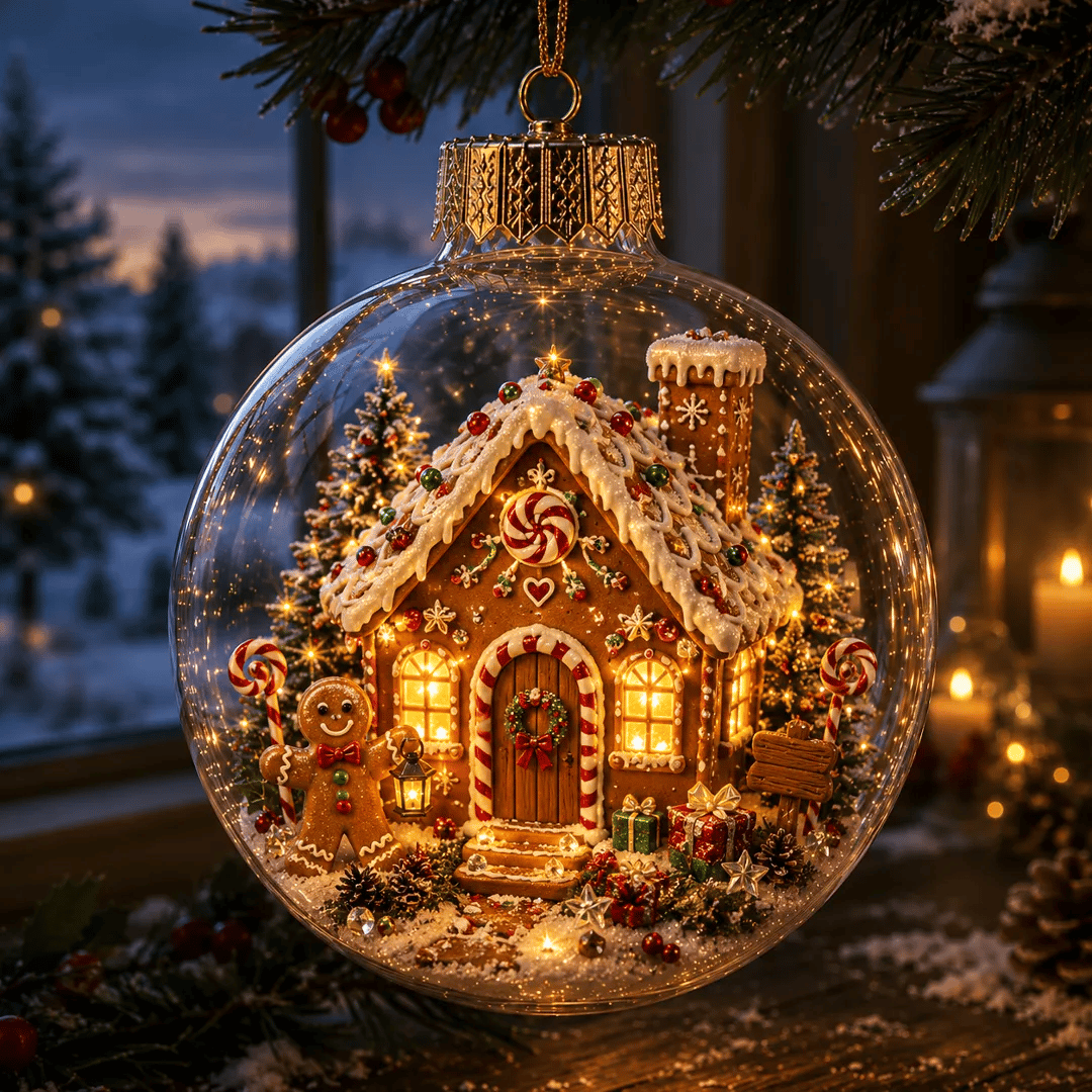 ✨Limited time 50% OFF -✨🎄 Glowing Christmas Story Ornament – Light-Up Mini Holiday Scene(📦Buy 3 Free Shipping)