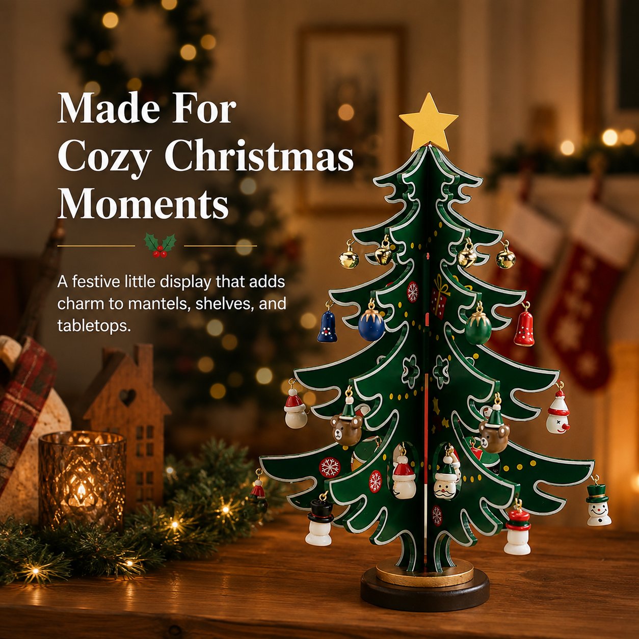 ✨24-Day Wooden Christmas Tree Advent Calendar🎄