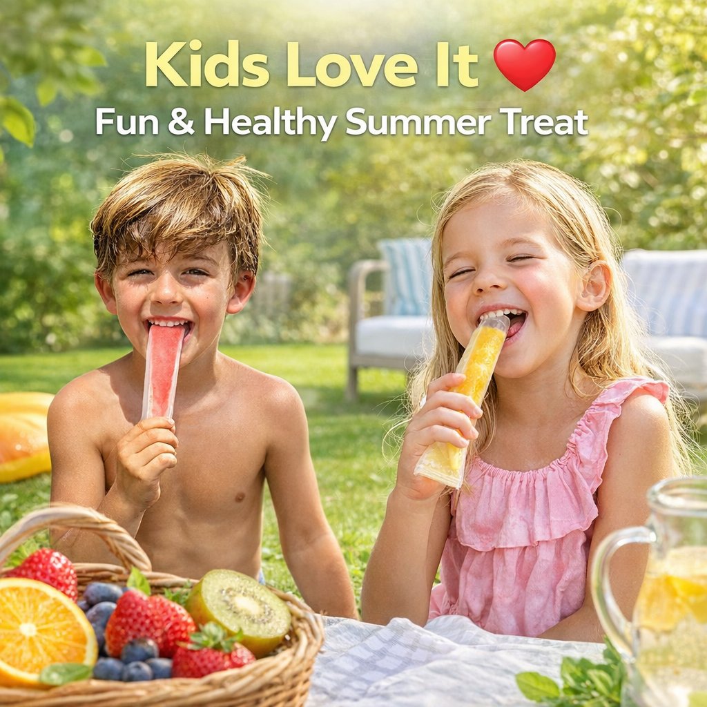 🔥Make Your Own Ice Pops Kit – Easy DIY Freeze Pop Bags for Summer Fun