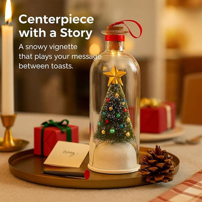 🎖️Limited Time 50% Off🎄 8" Recordable Christmas Tree Message In A Bottle