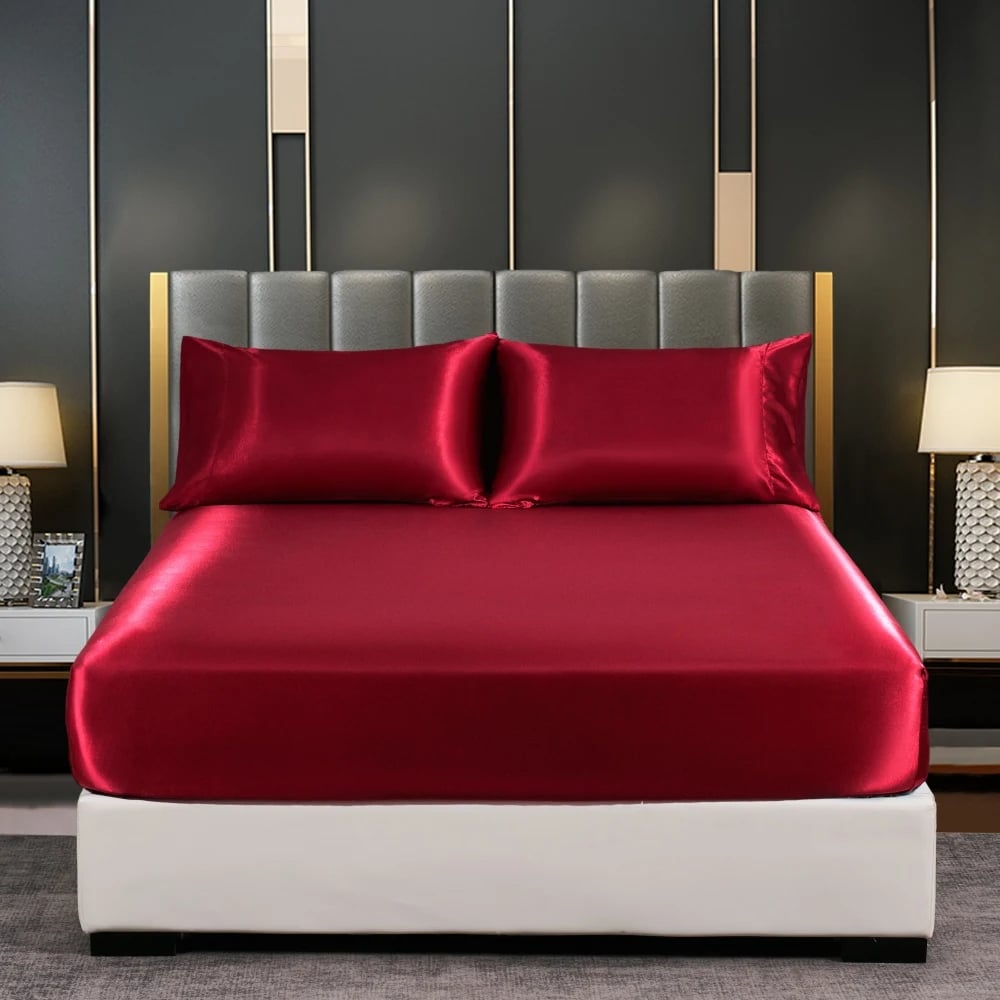 🔥The Cold Feeling - Ice Silk Bed Sheet