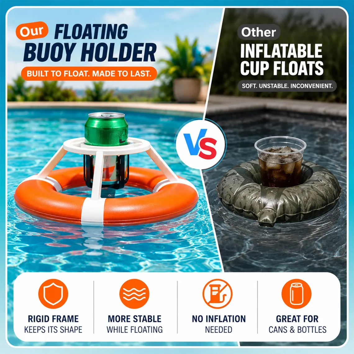 ✨ Gyro Floating Pool Cup Holder🌊