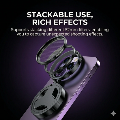 🎖️Anti-Glare Magnetic Phone Filter – Reduces Unwanted Reflections