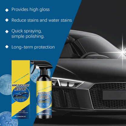Automotive coating spraying – a professional spray coating with excellent hydrophobicity and UV protection.