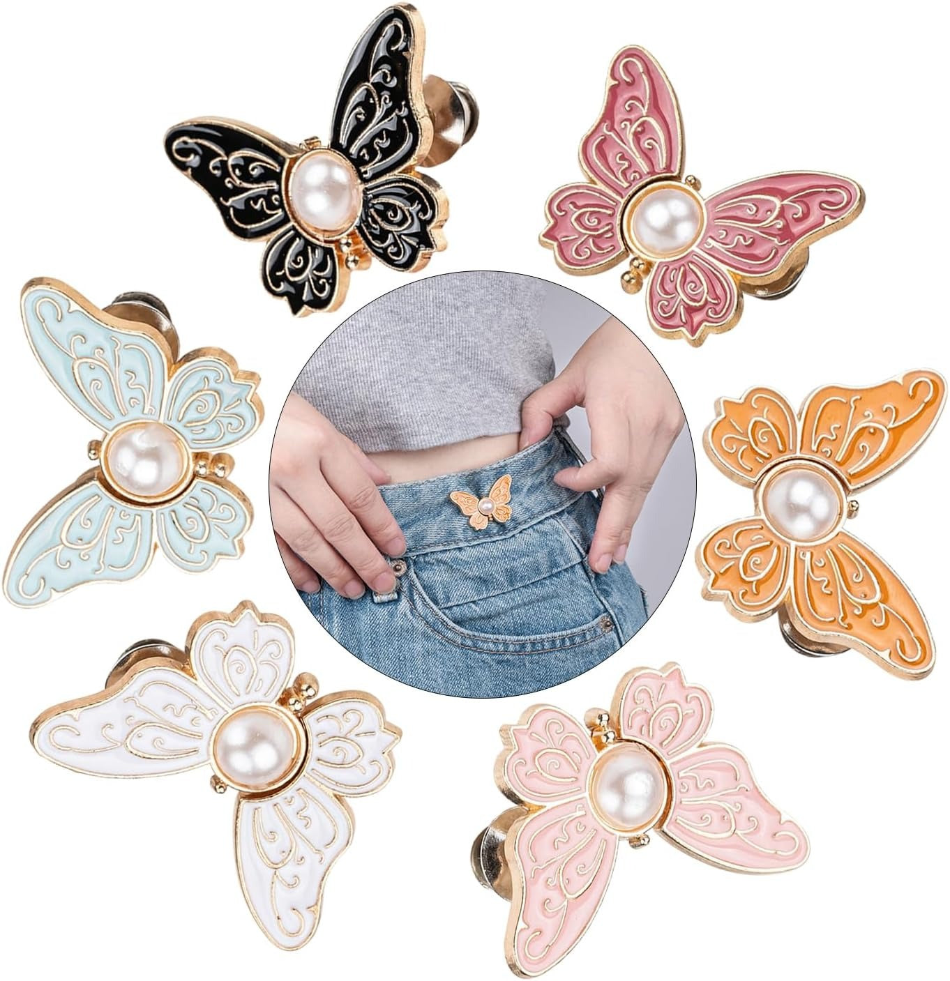 🔥Adjustable Butterfly Waist Tightener Buckle