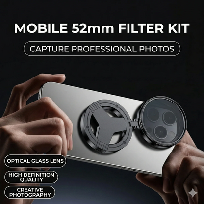🎖️Anti-Glare Magnetic Phone Filter – Reduces Unwanted Reflections