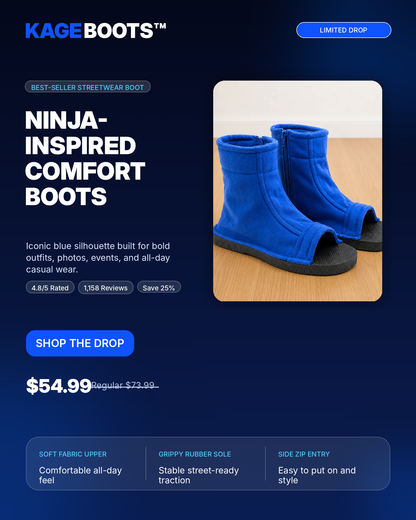 ✨Ninja-Inspired Comfort Boots