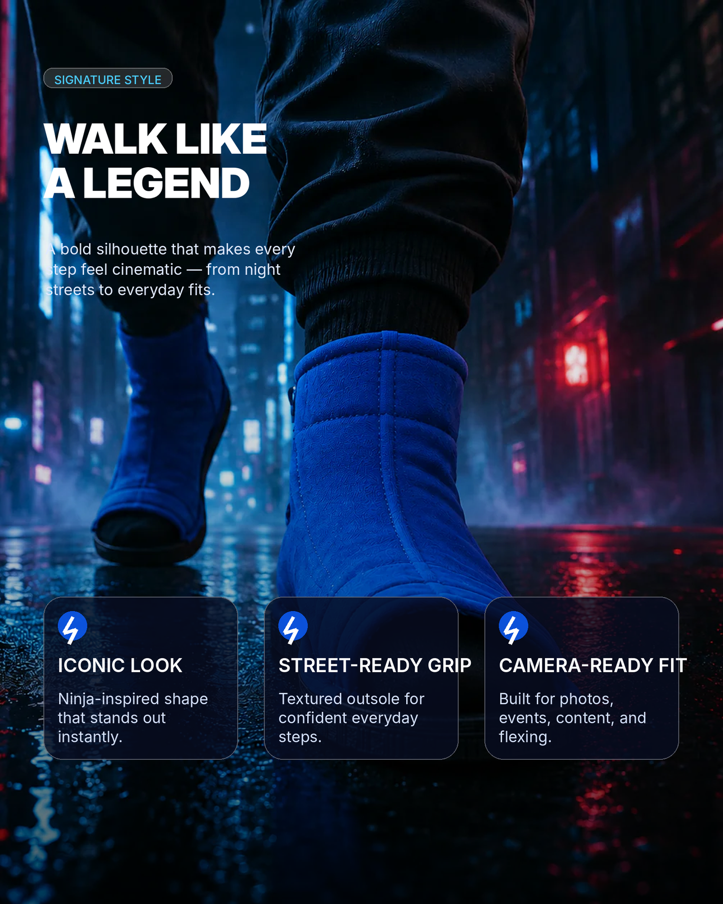 ✨Ninja-Inspired Comfort Boots