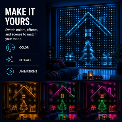 ✨Smart LED Curtain Lights💡