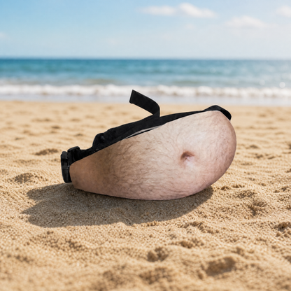 ✨Funny Belly Bag – Realistic Big Belly Novelty Waist Bag