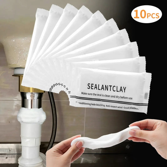 🔥10Pcs Professional Sealant Clay - Anti-Insect Wall Hole Filler Mud