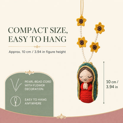 ✨Handmade Knitted Doll,Mary hanging ornament🔥