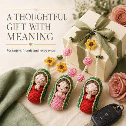 ✨Handmade Knitted Doll,Mary hanging ornament🔥