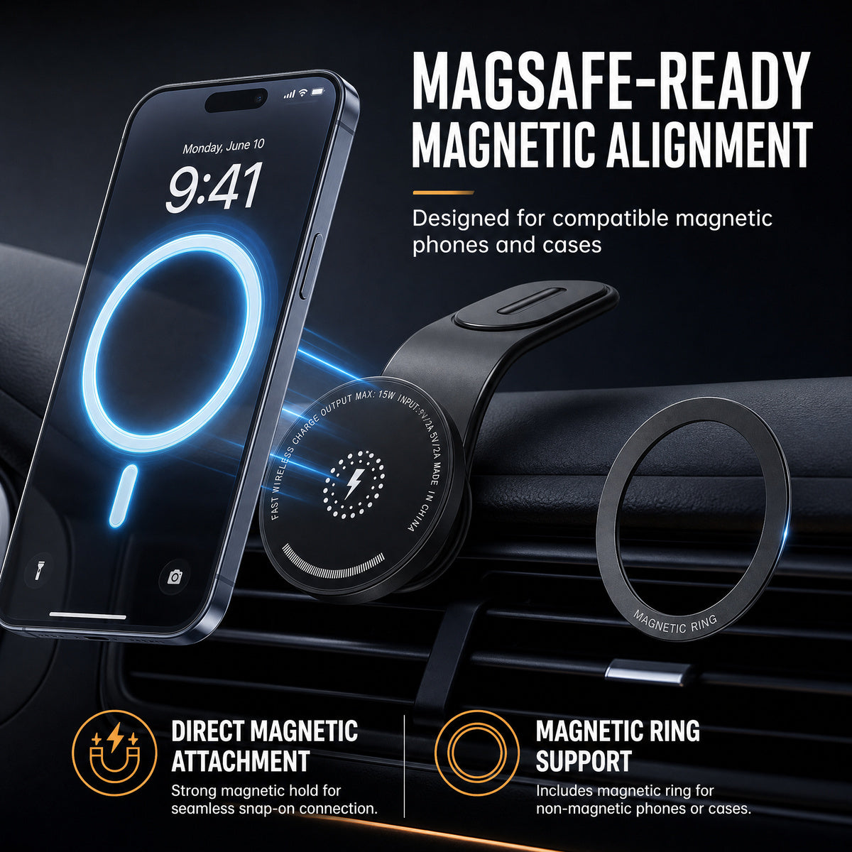 ✨N56 Magnetic Car Phone Mount