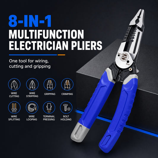 🔥8-IN-1 ELECTRICIAN PLIERS🛠️