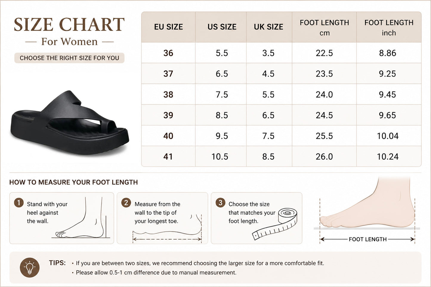 ✨🖤Women's sandals flip-flops,Cloud Cushion Platform Slides