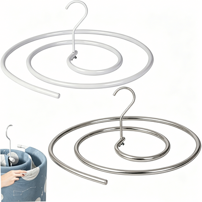 🔥Last Day Promotion 49% OFF🔥Round Space Saving Spiral Sheet Hanger