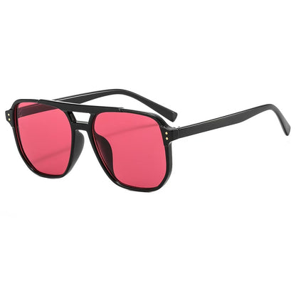 🔥8 Pairs Trendy Multicolor PC Frame Fashionable Sunglasses Set